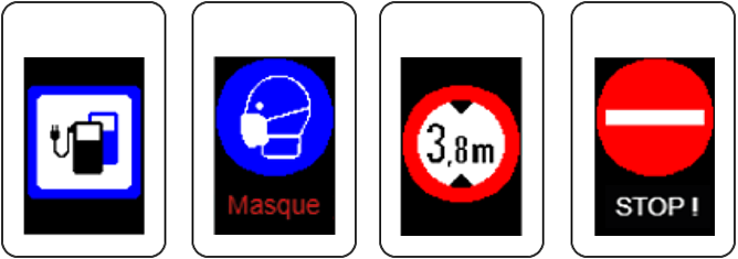 panneau d’informations